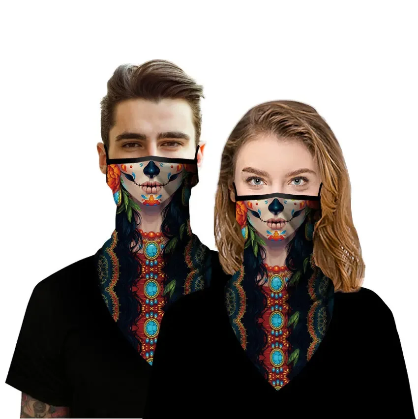 Breathable Milk Silk Magic Scarf Headscarf Outdoor Unisex Summer Sun Protection Face Mask Couple Style Versatile Neck Warmer