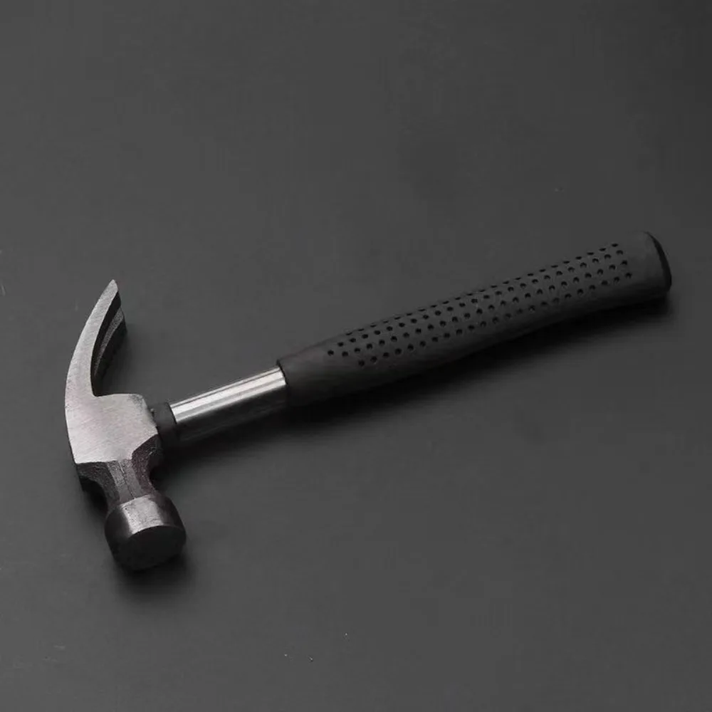 Claw Hammer Multi-function Steel Pipe Handle Safety For Traceless Nails Window Breaker Household Hardware Tools