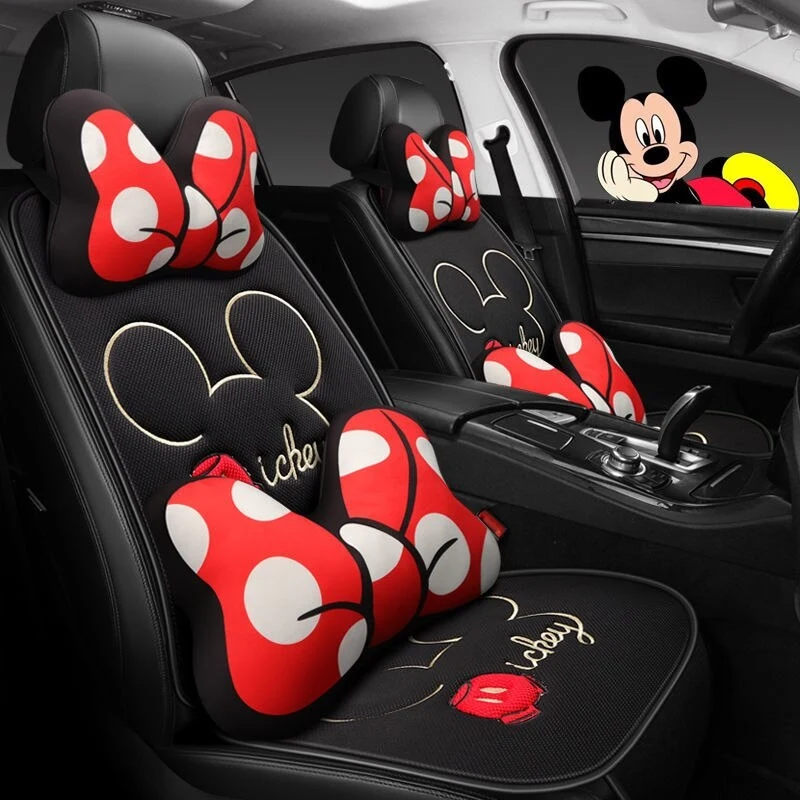 Disney Car Minnie Headrest Season One Piece Ice Silk Cool Pad Cute - Main Image