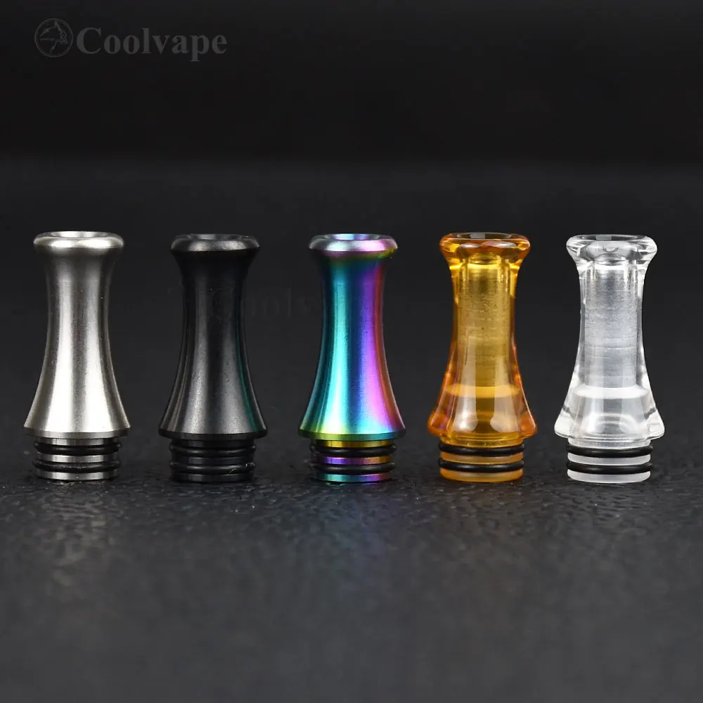 

Wolf Coolvape 510 drip Tip MTL Long 3mm Wide Bore MouthPiece Drip Tip for YFTK Flash e Vapor V4.5S+ RTA MTL Atomizer