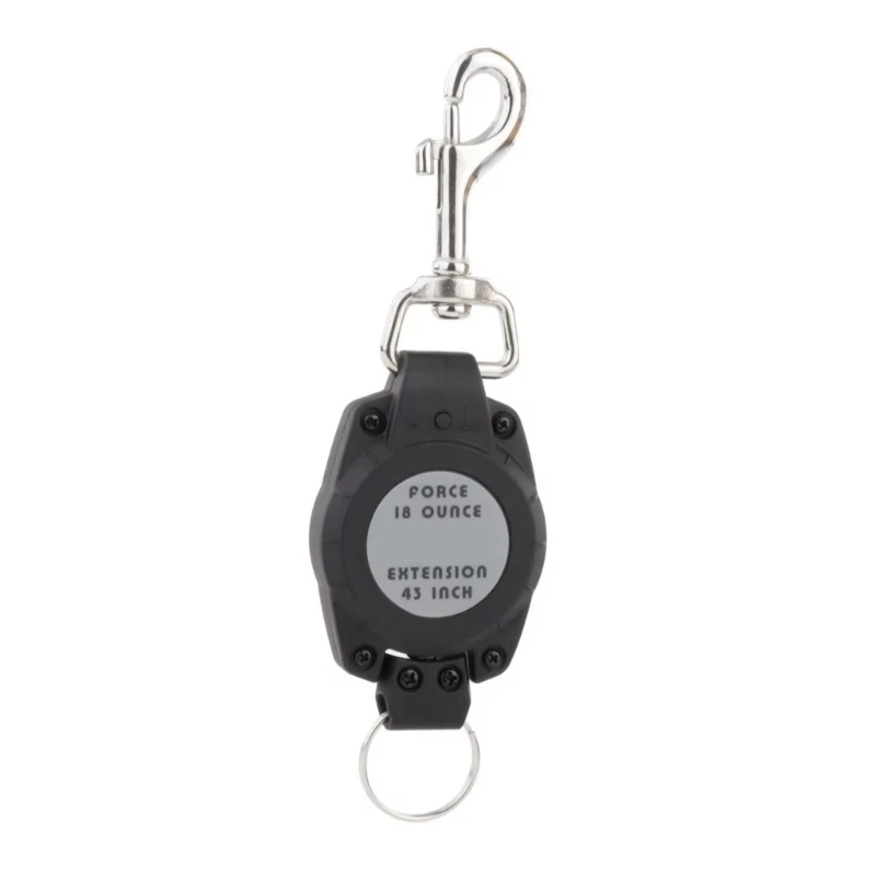 Scubas Diving Gear Retractor Dives Gear Retractable Tethers with Clip Enduring