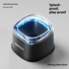 2L Floating Dog Cat Bowl - Dry-Chin Technology, No Splash Water Dish with Stable Base for Mess-Free Drinking 3