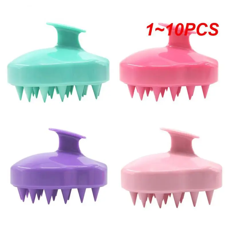 

1-10 шт., силиконовая расческа для мытья головы