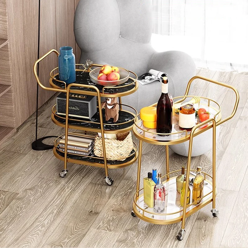 

Hotel Rolling Trolley Sideboards Partitions Beach Serving Wine Rack Trolley Bar Tables Gold Cabeceros Restaurant Furiture