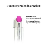 Mini 10-Vibrationsfrequenz-Vibrator, USB wiederaufladbar, wasserdicht, magische Massage, leiser Vibrator, Körpermassagegerät für Frauen 5