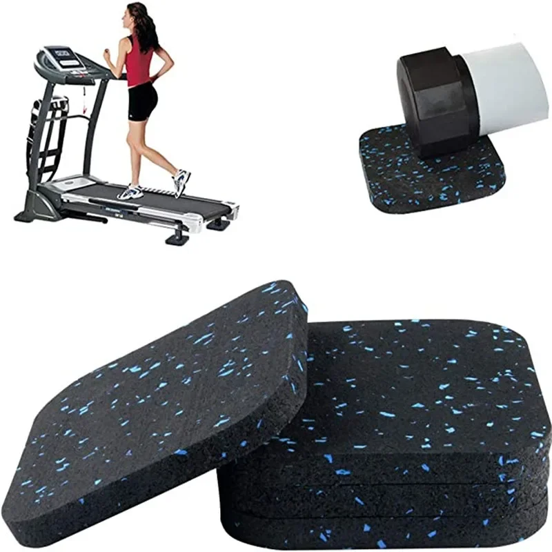 Treadmill Shock Absorbing Mat, Soundproofing Rubber Mat for Under  Treadmill,Home Anti-Vibrasion Thickened Floor Pad, Protective Anti-Slip  Treadmill