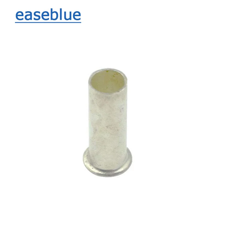 Wire Connectors 100PCS EN Series Non-Insulated Ferrules Electrical Cable Terminal 22-10 AWG