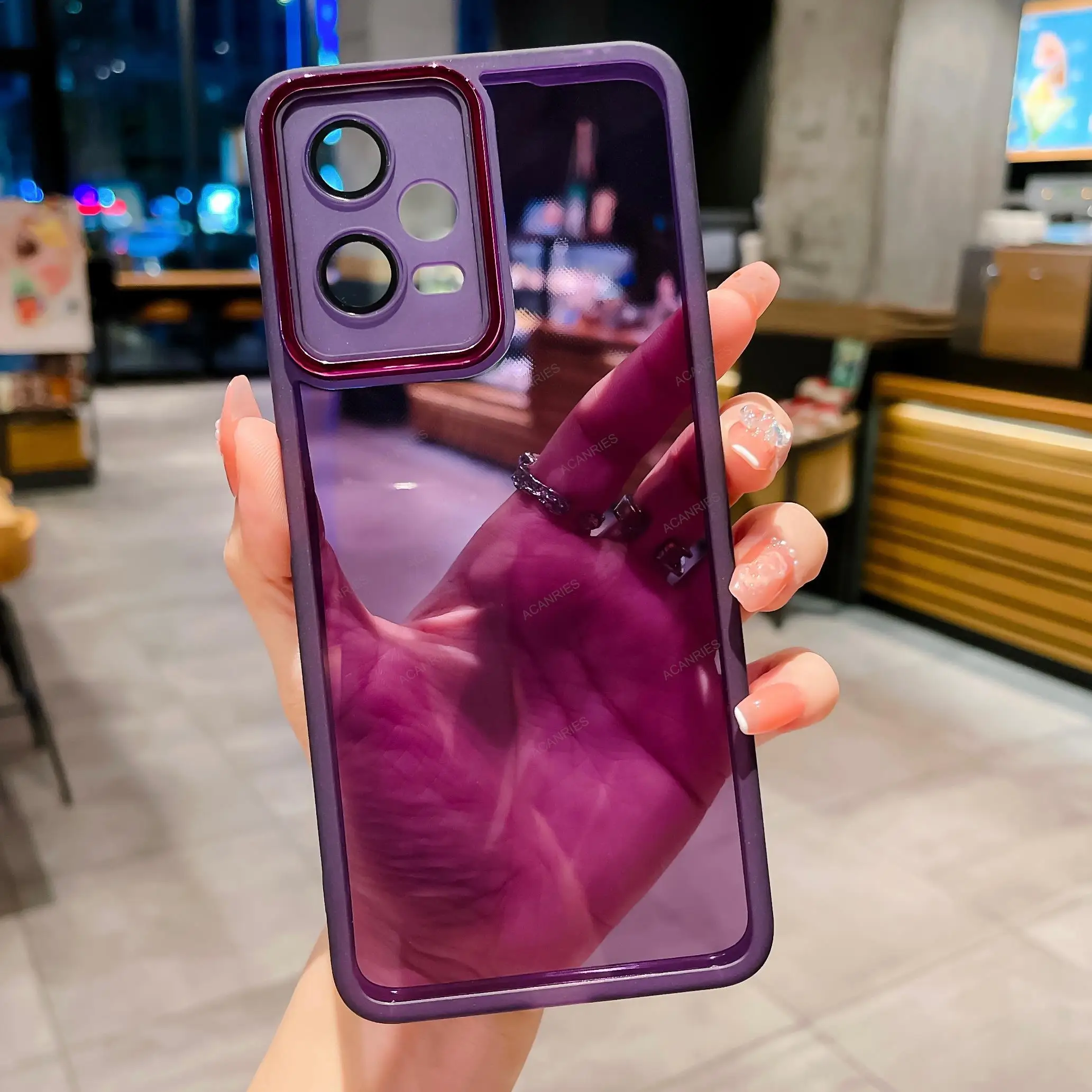 Clear Transparent Silicone Soft Case with Lens Protector