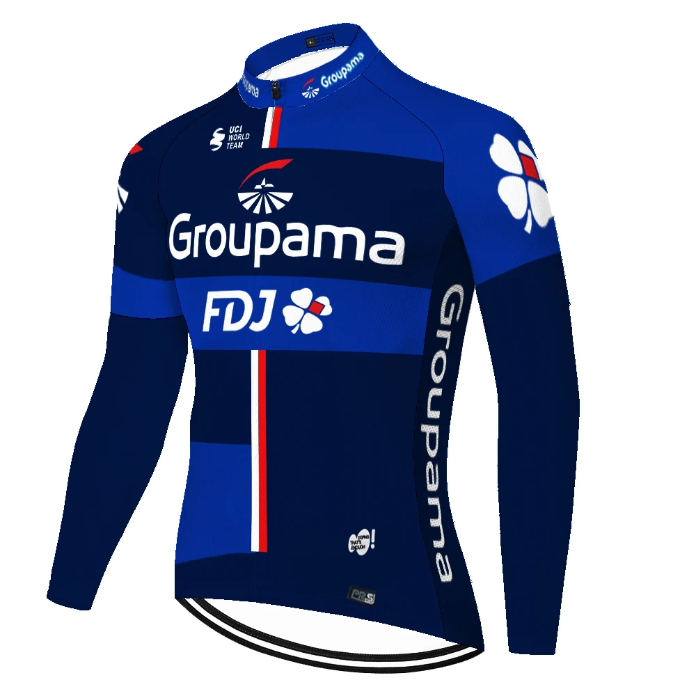 Summer Spring FDJ camisa ciclismo masculina cycling jersey ropa mtb long sleeve wielerkleding heren mtb cycling jersey