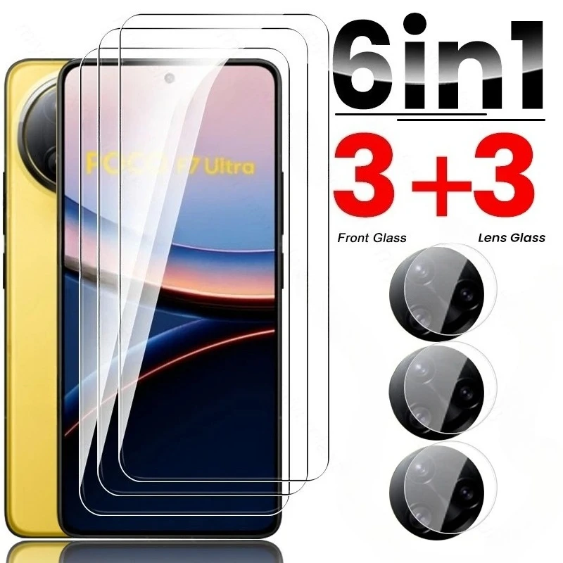Premium 8-in-1 9H Tempered Glass Screen and Camera Protectors