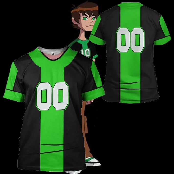 Camiseta Popular de Ben Tennyson Omnitrix Ben10, camisetas de
