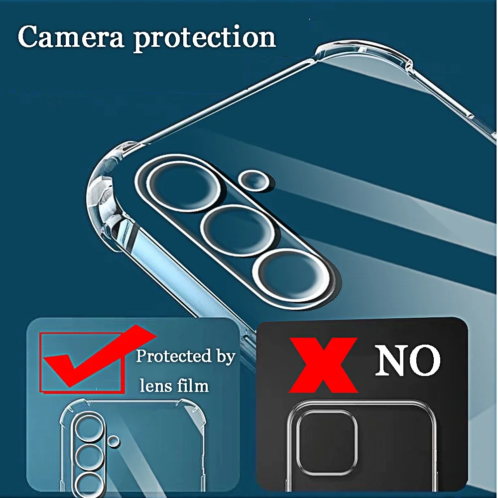 Ultra Clear Shockproof TPU Phone Case - Transparent and Durable Back Cover