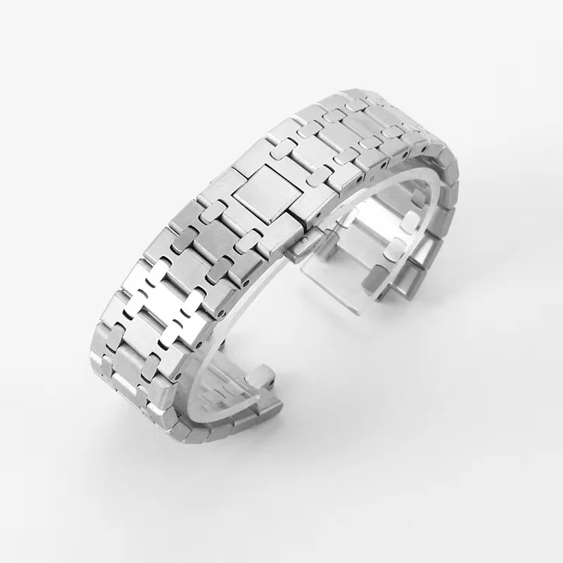 Per 41Mm Royal Oak 15400 15500 316 Orologio Solido In Acciaio Inossidabile Con Cinturino 26Mm