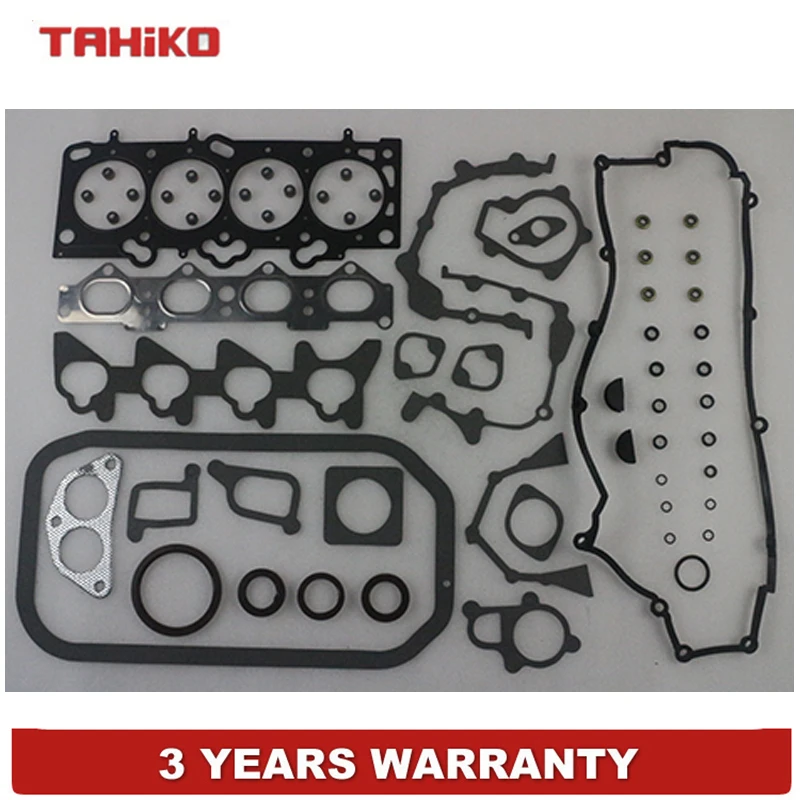 

FULL HEAD OVERHAUL ENGINE GASKET Set Fit For 02-09 Hyundai Tiburon Tucson Kia Spectra 2.0 DOHC G4GF VRS