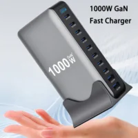 1000W GaN Fast Charging Station for iPhone Samsung For Xiaomi Huawei 10-Port Fast Desktop Charger PD3.1 USB Type C Dropshipping - Image 4