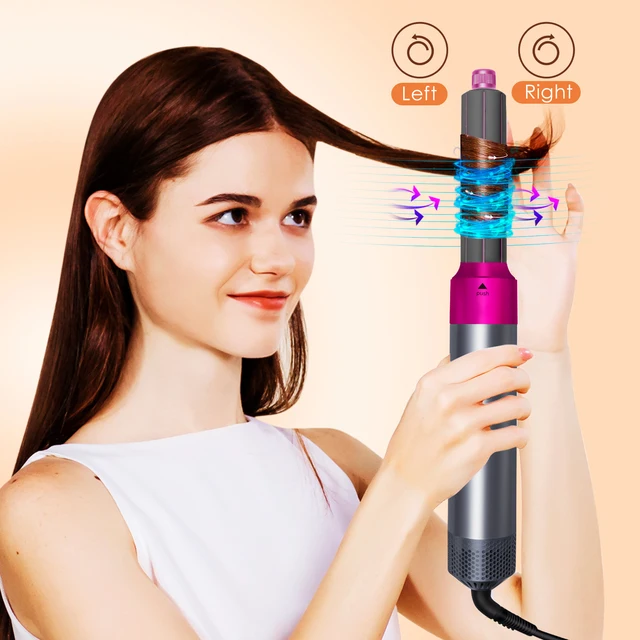 Multi-Functional 5-In-1 Straightening Iron Curling Iron Hot Comb Styling Set Hair Dryer And Electric Comb Hairdressing Tools 6