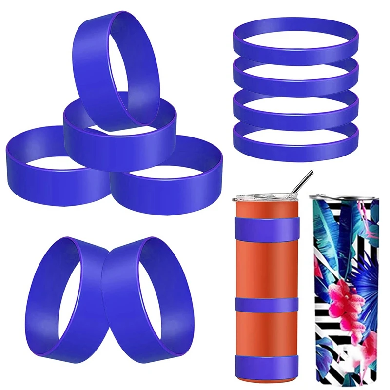 

Silicone Bands For Sublimation Tumbler -Prevent Ghosting Sublimation Tight-Fitting For Tumbler Sublimation Accessories