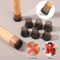 Silicone Felt Chair Leg Protectors - Anti - Slip & Silent Furniture Foot Pads for Enhanced Floor Protection (10pcs)