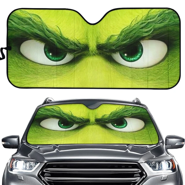 3D Kühlen Riesen Druck Wütend Grün Monster Augen Schützen Auto