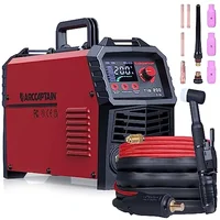200A High-Frequency TIG Welder with Stick/MMA Capability 2T/4T Options & Large LED Screen Display Lightweight & Portable Ideal 1