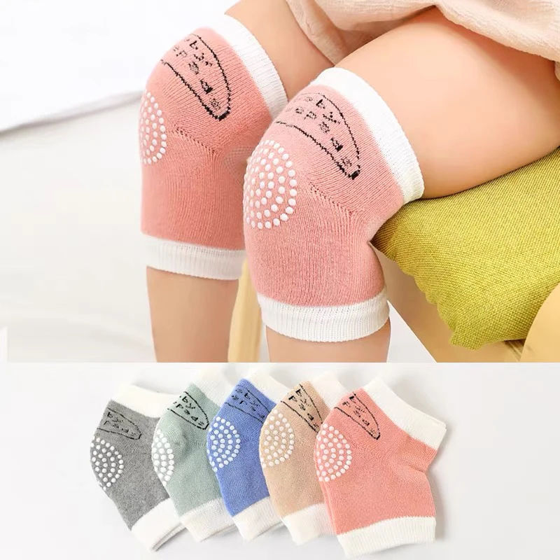 Kids Girl Boy Crawling Elbow Toddlers Baby Knee Pads Protector Safety Cotton Kneepad Leg Warmer Children Cushion Legging Infants knee pad baby knee pads