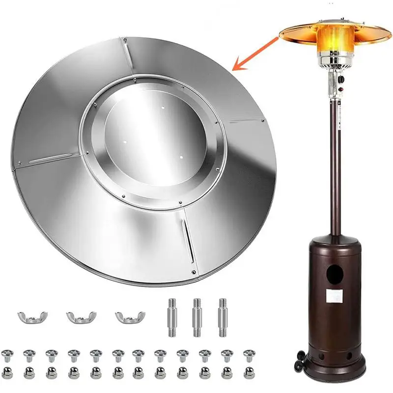 

Patio Heater Replacement Dome Part Durable Aluminum Replacement Parts Accessories Safe Propane Heater Focusing Reflector