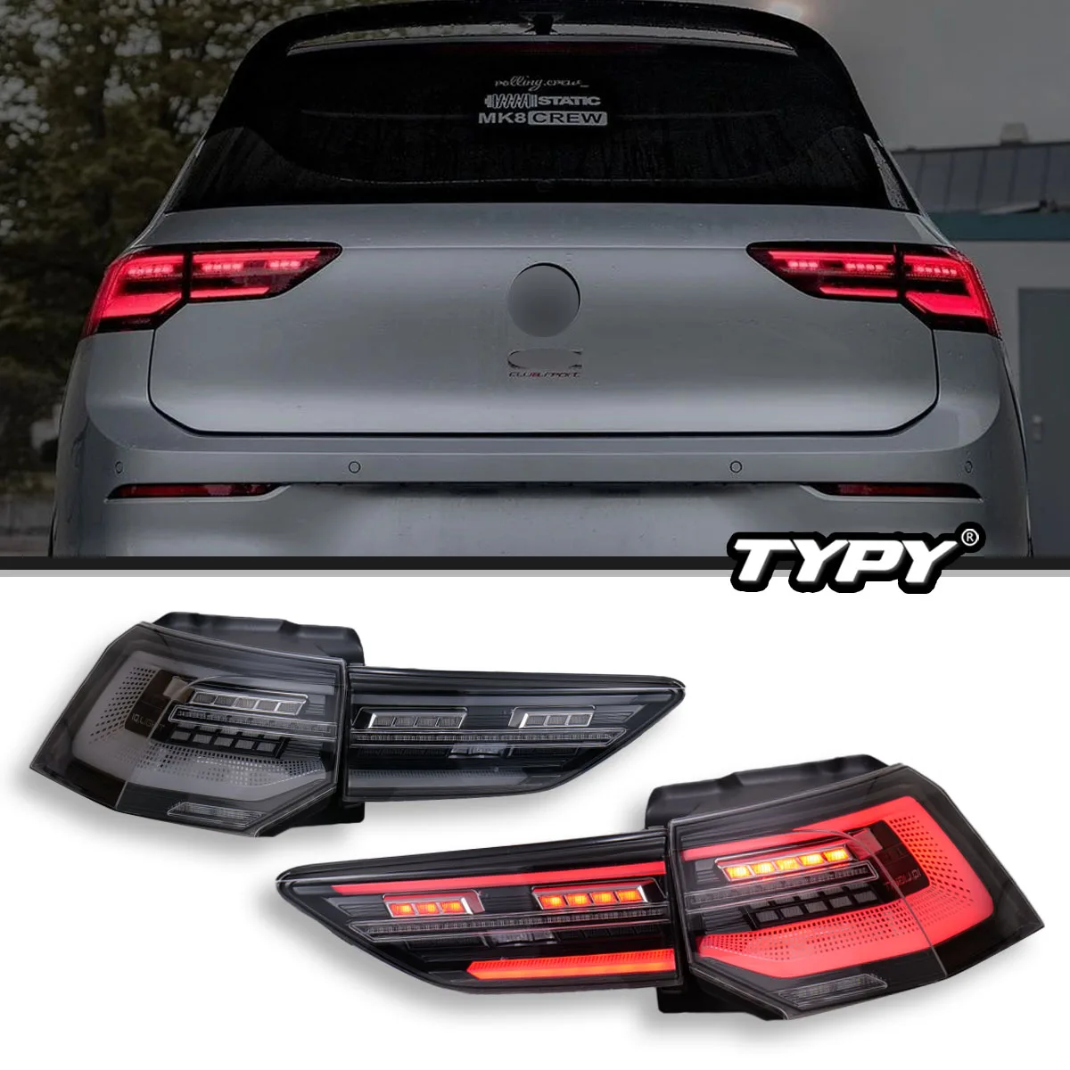 VWゴルフ8 左側ヘッドライト ☆美品☆ フォルクスワーゲン VW ゴルフ8 5H CD系 純正 左 LED