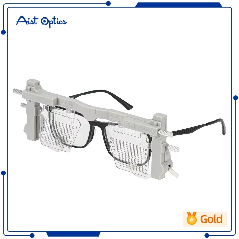 Lot De 5 Règles PD Optiques (Pupillaire Distance) En Plastique Blanc - Pour Opticien