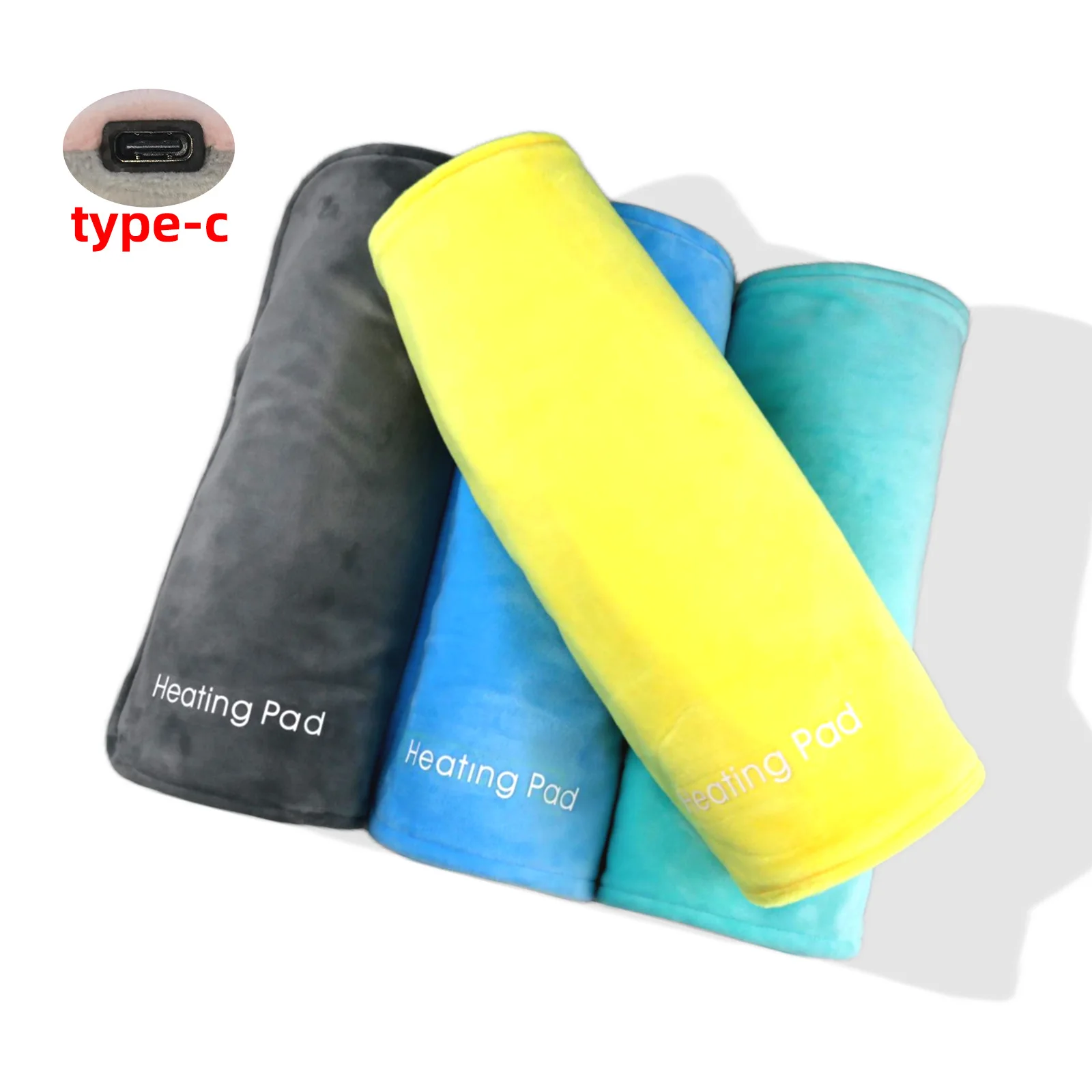 USB Heated Blanket Home Office Electric Blankets Portable Heating Pad  Flannel Washable Power Bank Warm Up Blanket Warming Pad - AliExpress