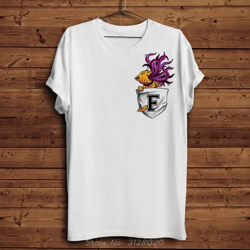 

Captain Flerkens Goose The Cat In Pocket Funny t-shirt Men New White Casual Tees TShirt Hipster Unisex Streetwear T Shirt