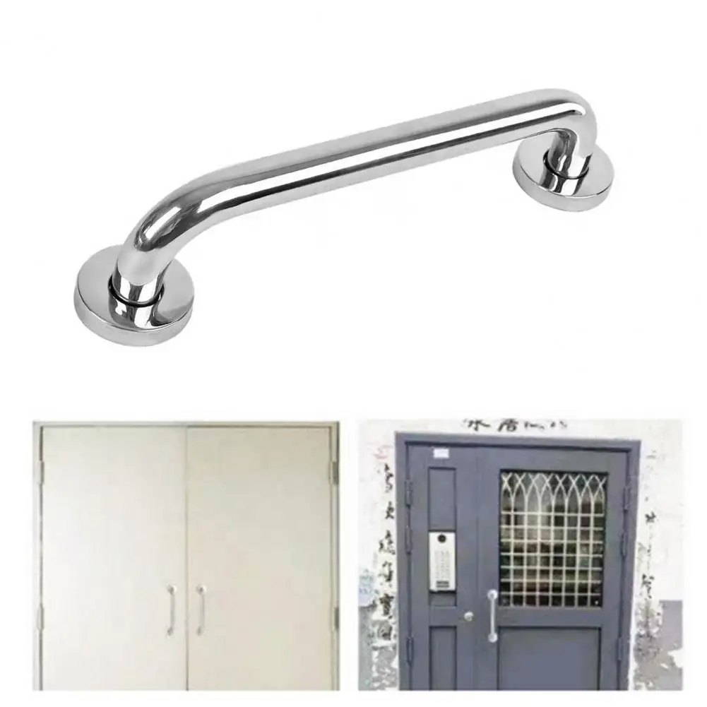 1 Set Useful Shower Handrail Rustproof Towel Rack 3 Sizes Elderly Safety Shower Handrail