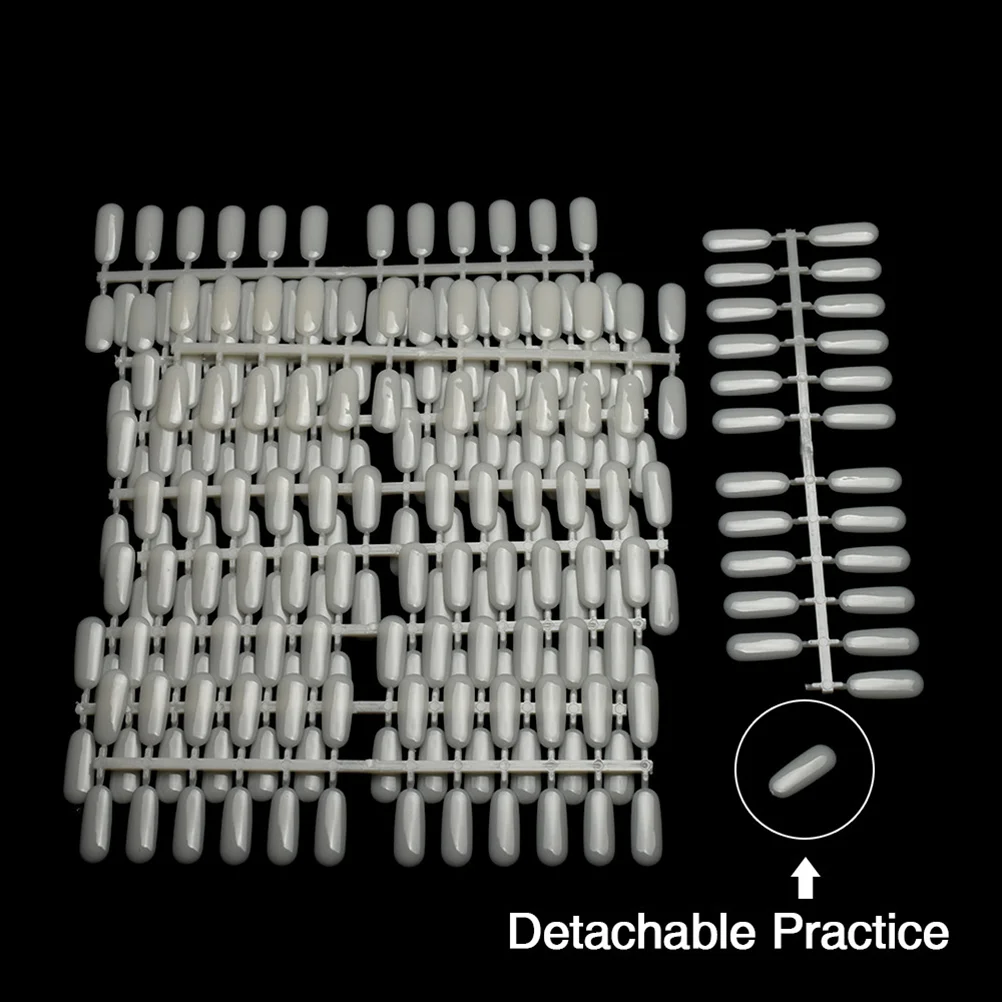 240pcs Detachable Nail Exercise Board Nail Oil Glue Color Plate Display Board Practice Board nail oil display board 6