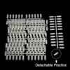 240pcs Detachable Nail Exercise Board Nail Oil Glue Color Plate Display Board Practice Board nail oil display board 6