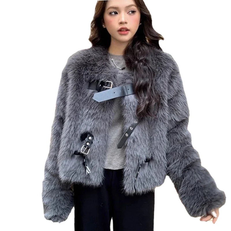 

Fur Coat Women's Jacket 2023 Winter New Fashion Top Lady Clothing