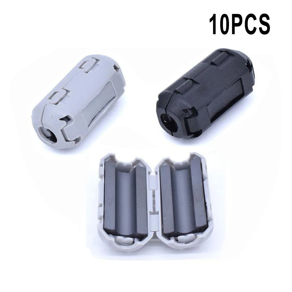 5pcs rfi emi Rausch unterdrücker filter für Kopfhörer drucker Maus TV dvi  dvr Lautsprecher Audio kabel Ferrit kern Ring Choke Clip - AliExpress