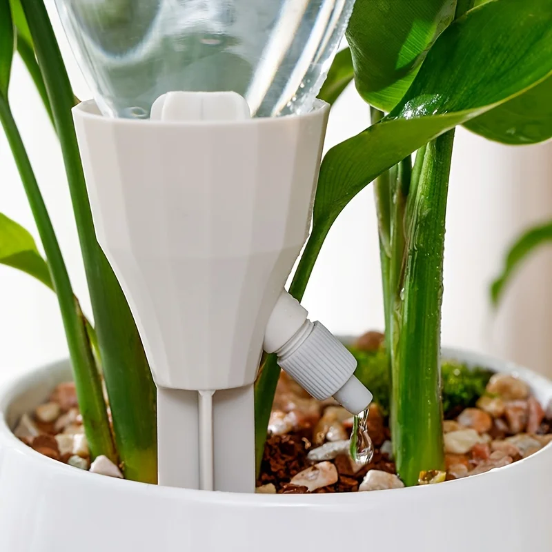 5pcs Smart Watering System Adjustable Automatic Drip Irrigation Device with Water Sprayer Dispenser for Home Planting Gardening