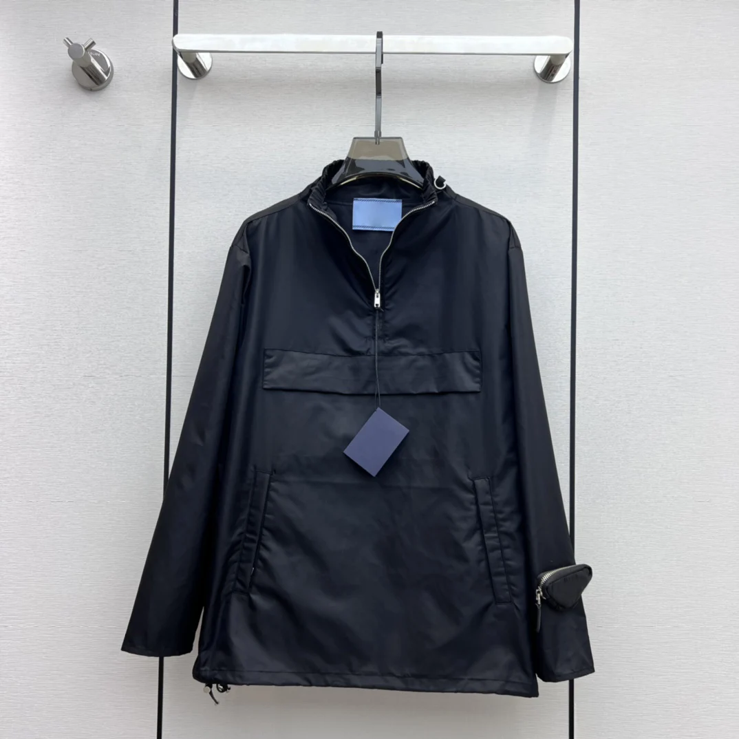 

2023New bag nylon black windbreaker for early fall,8.6