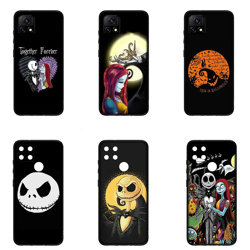 Фото Чехол Jack Skellington с принтом Салли кошмар перед Рождеством для Huawei Y7A Y6P Y5P Y6 Y7 Y9 Prime 2018 2019 Y8P Y9A Y8S Y9S №5