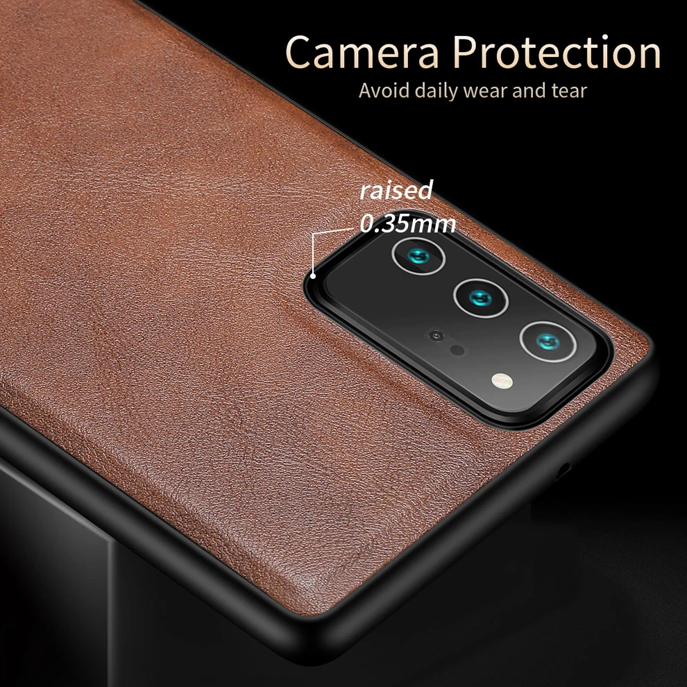 X-level Pu Leather Case For Samsung Note 20 Ultra Soft Silicone Edge Back Phone Cover For Samsung Galaxy Note20 Ultra Case