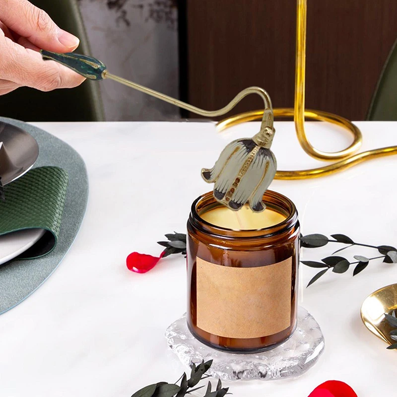 Candle damper Candle snuffer Candle Snuffer Candle Extinguisher Long Handle Accessory Metal Wick Flame Snuffer Wick Home Decor Gift