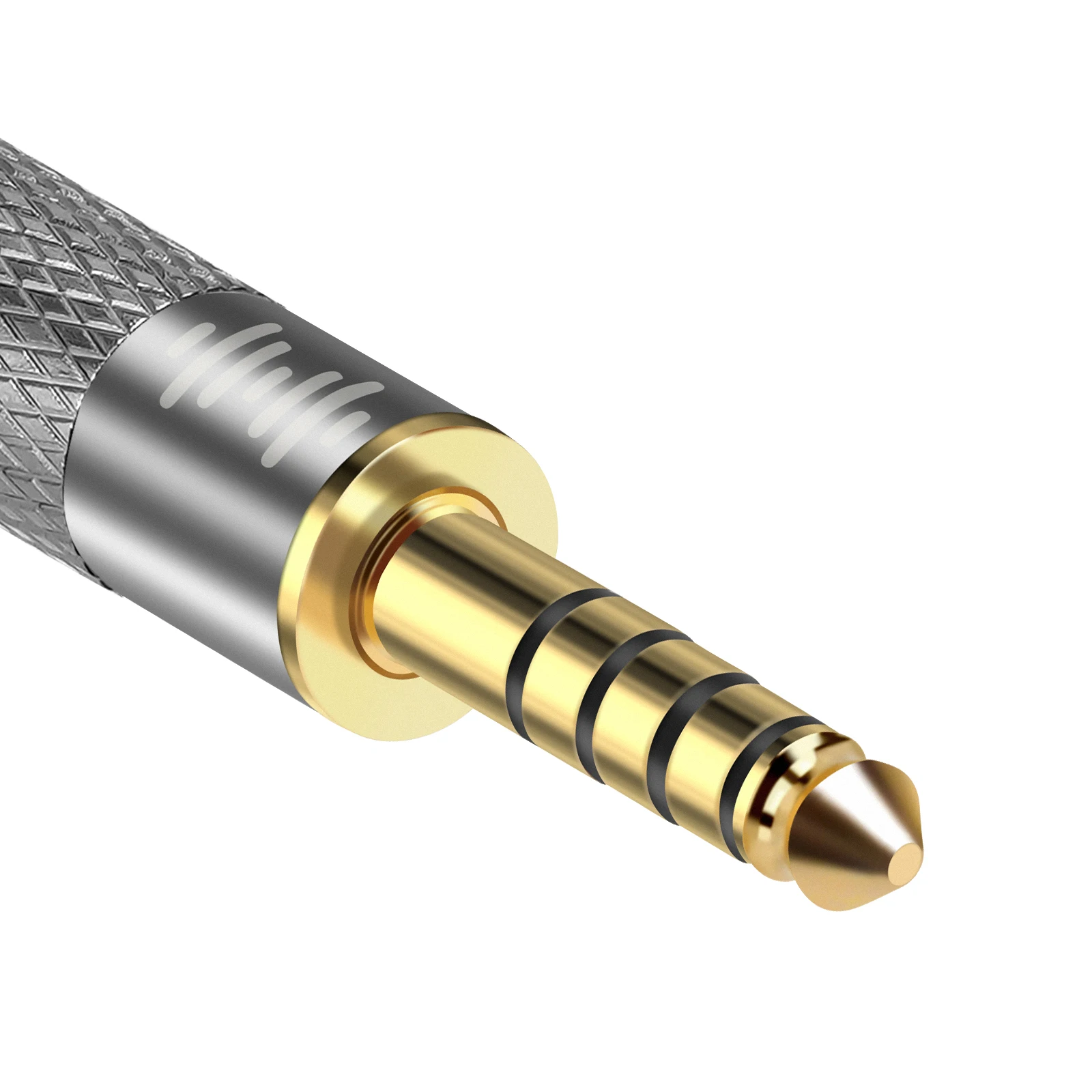 SinLoon 4,4mm Auf 3,5mm Audio-Adapter – HiFi Vergoldet, OFC Geflochten, 15cm Kurz Für DAP & Kopfhörer