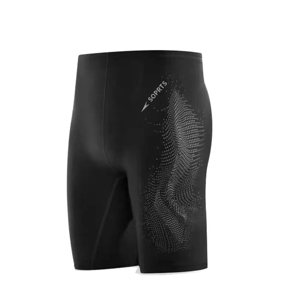 Fashion Male Five Points Swimming Pants Men Mid-Length Swimming Trunks Boy Jammers Sports Surf Shorts Beach Wear For Man swim trunks swim shorts men swimsuit