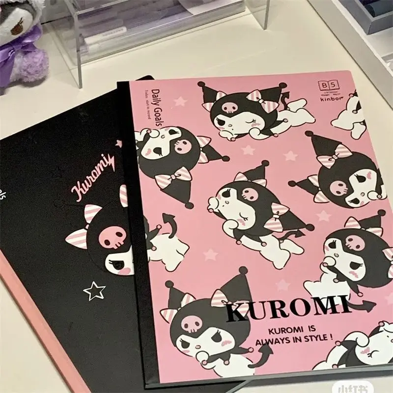 

Sanrio Kuromi Mymelody Notebook B5 Grid Book Cinnamoroll Ins High Appearance Level Girlish Heart Student Notebook Wholesale