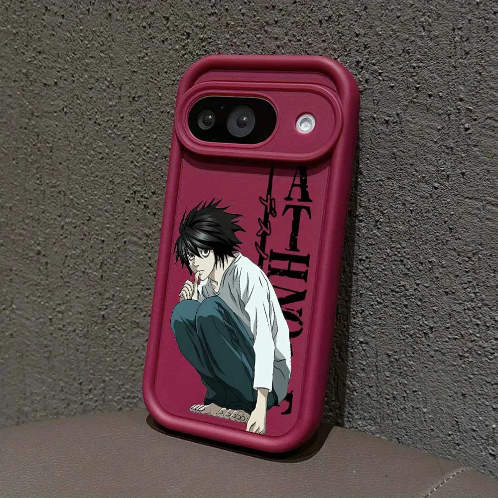 Anime Death Note Soft Feel Phone Case with Eyes Ladder Design