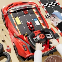 Children Toy Steering Wheel Car With Music Lighting Party Interactive Games Boy Car Model Education Toys 3 Years Birthday Gift 1
