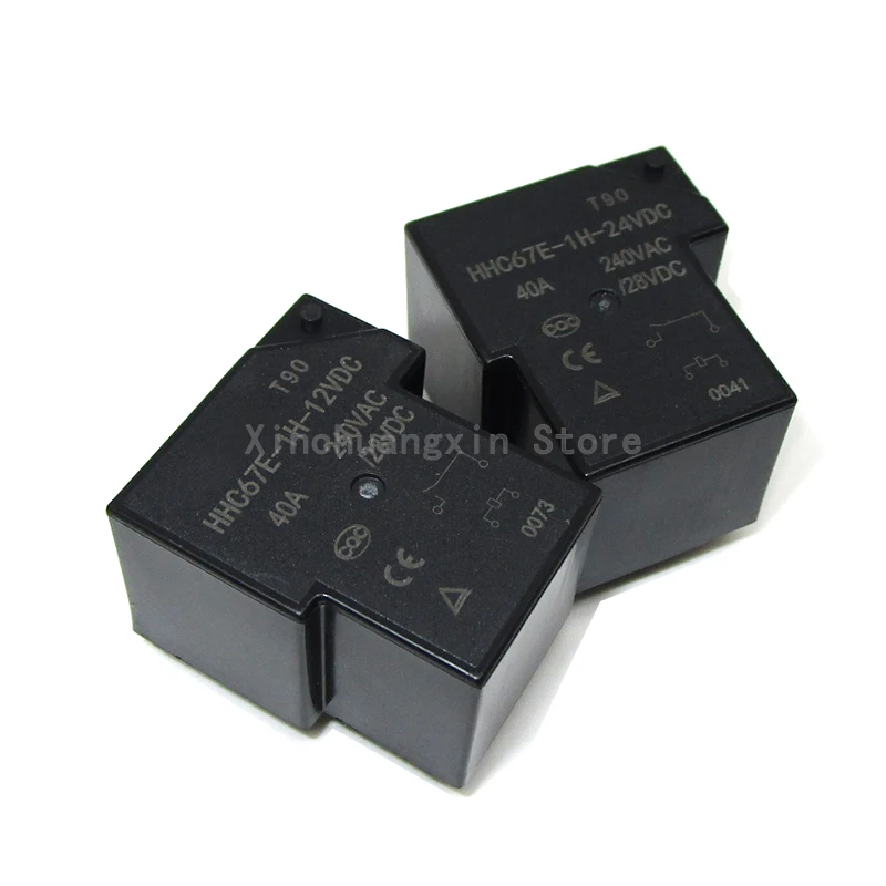 Welding machine relay NNC HHC67E-1H-12VDC HHC67E-1H-12V 24V NNC67E-1H-24VDC 40A30A5 feet a group of normally open T90 original power relay