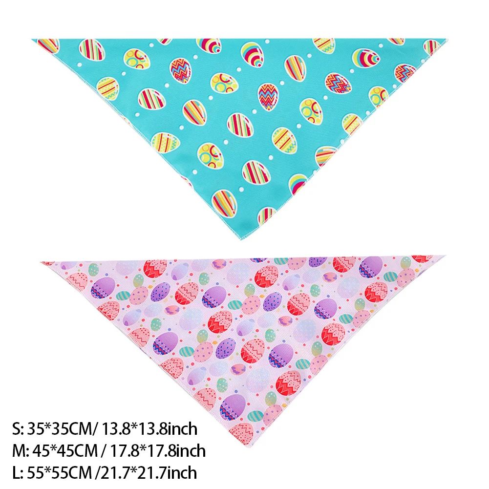 2Pcs/set Dog Easter Costumes Adorable Bunny Ears Headband Cute Dog Bandana Cats Photography Headbands Pet Costume Headwears 5