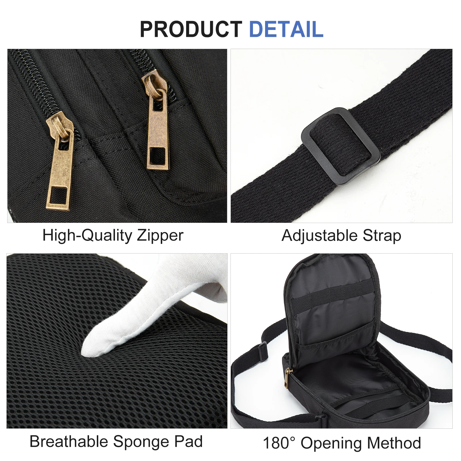 Small Shoulder Bag for Men, Men Women Crossbody Bags Mobile Walletn, Adjustable Strap Mini Bag for Work and Travel