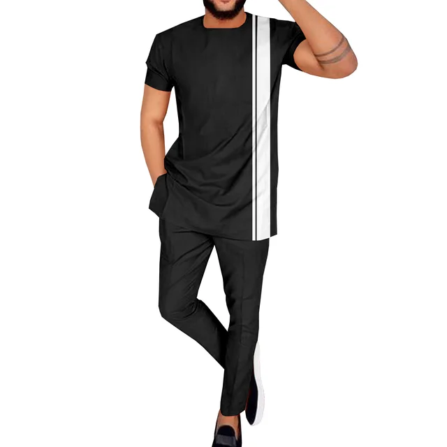 Femi Short Sleeve Dashiki Outfit - Image 3