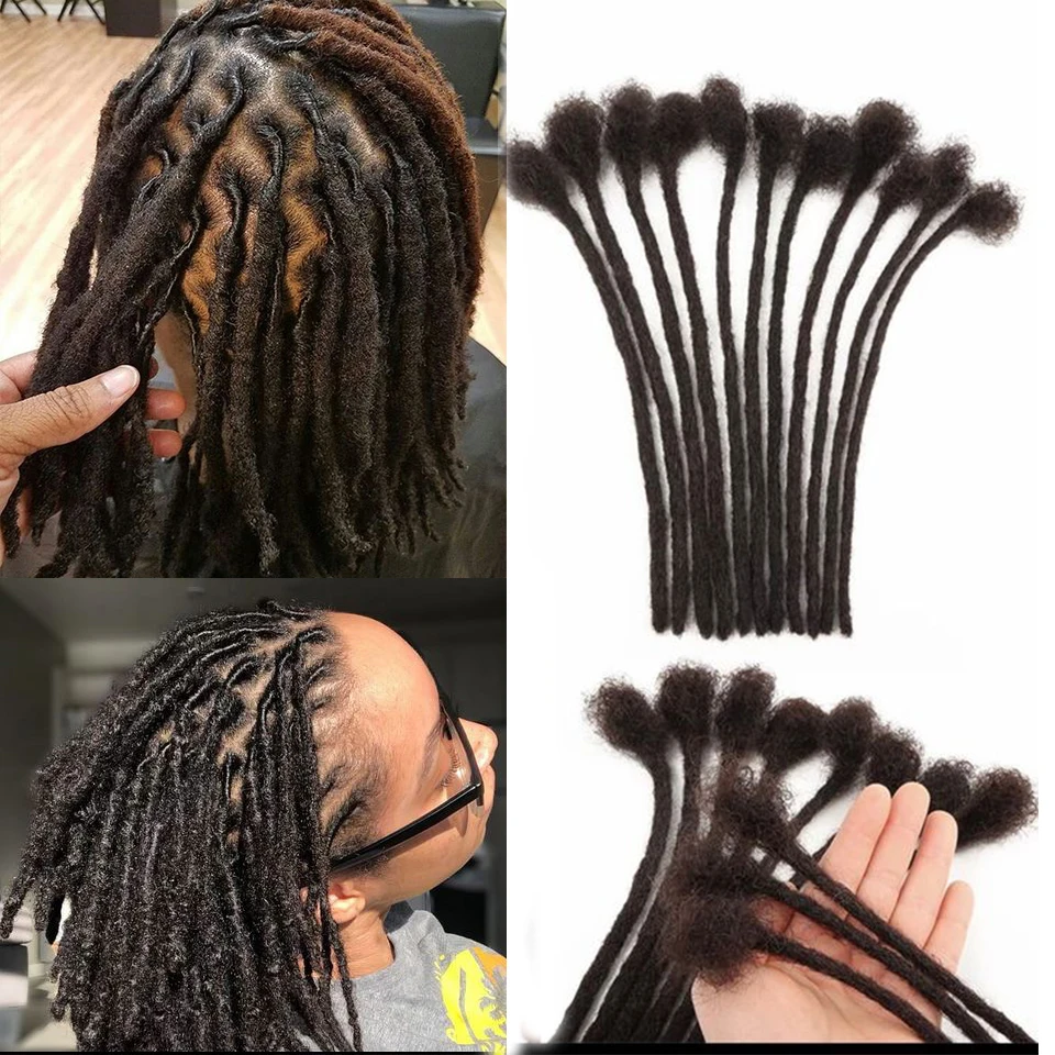 Dreadlock Extensions Human Hair For Men/women Crochet Braids Organic Hair  Dread Loc Extensions  Cm Faux Locks Crochet Hair - Pre-colored Hair  Weave - AliExpress